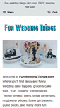Mobile Screenshot of funweddingthings.com